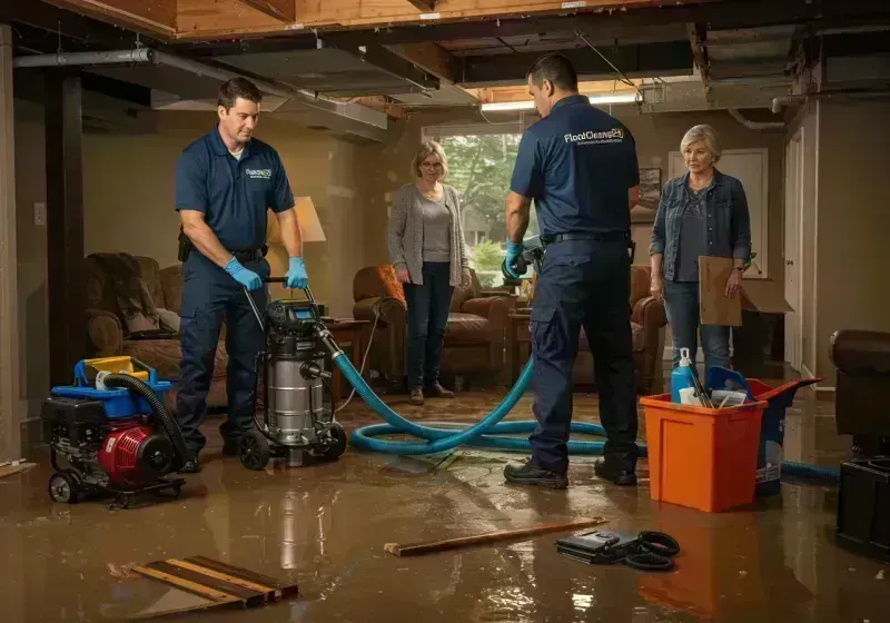 Basement Water Extraction and Removal Techniques process in Cliffside Park, NJ